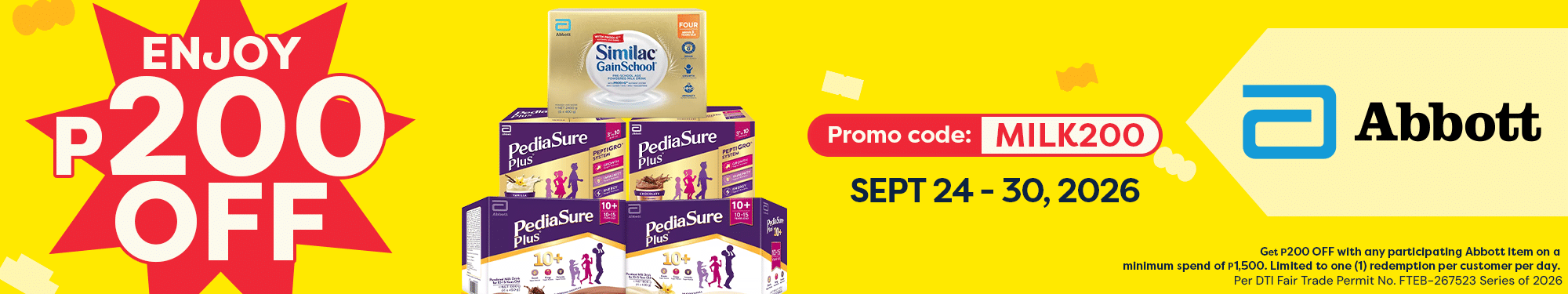 ADDENDUM V2 &ndash; WMGD Memo &ndash; ABBOTT &ndash; MILK VOUCHER PROMO (SEPT 24 &ndash; 30, 2026) &ndash; BSB