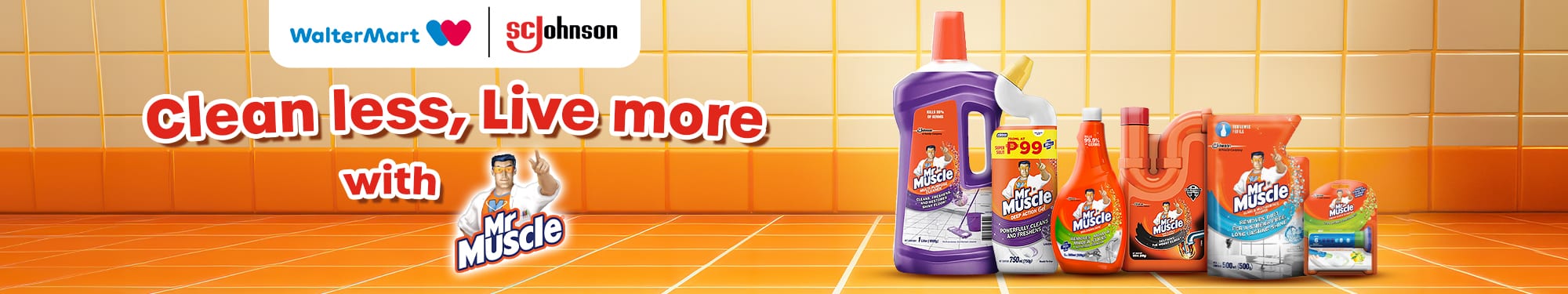 MR MUSCLE banner