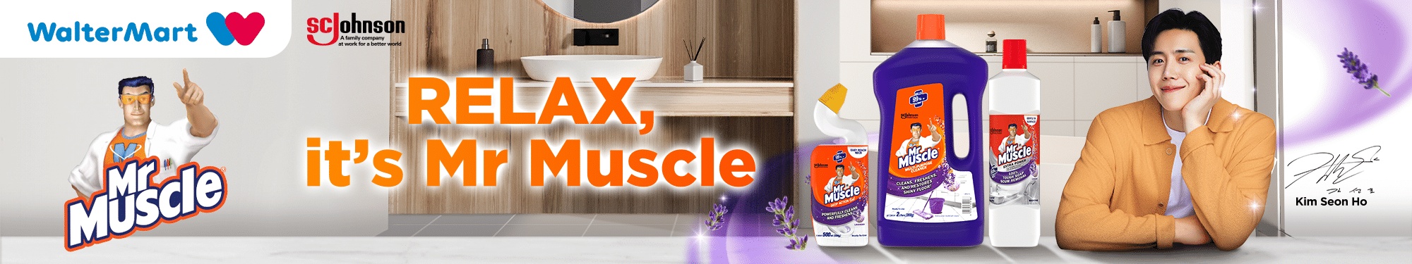 Mr Muscle Brand Banner