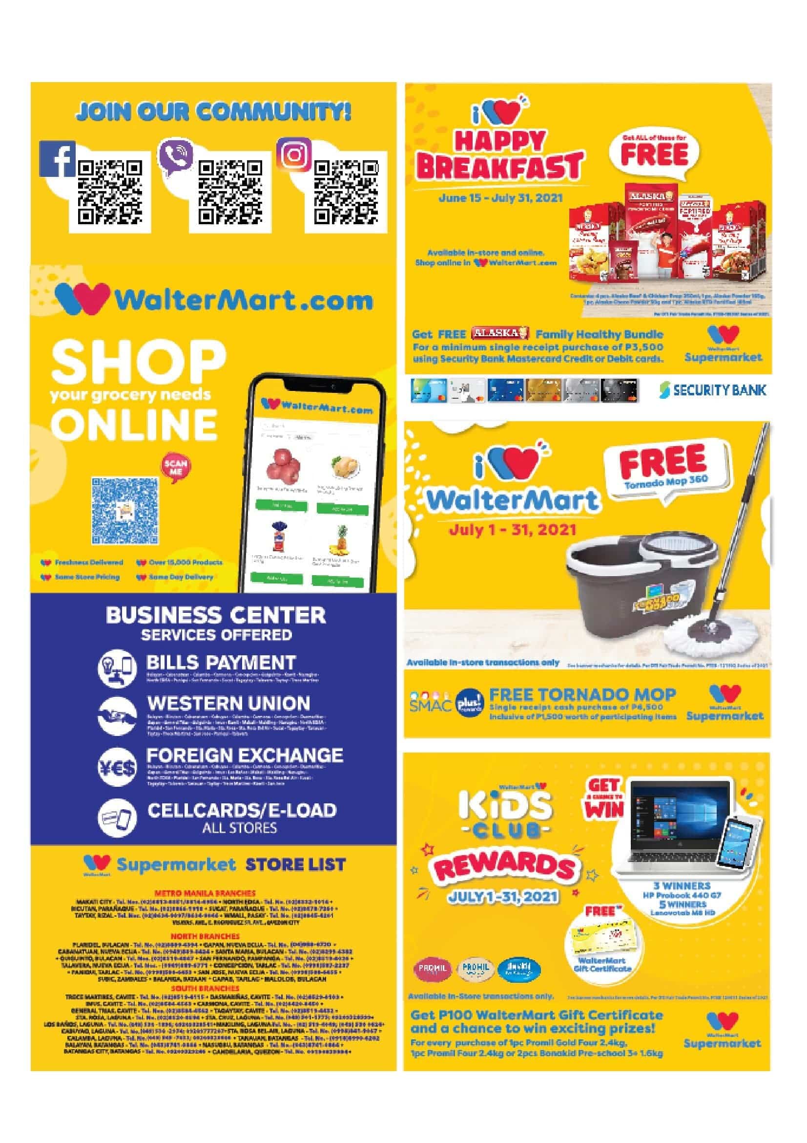 Everyday Mailers WalterMart Delivery