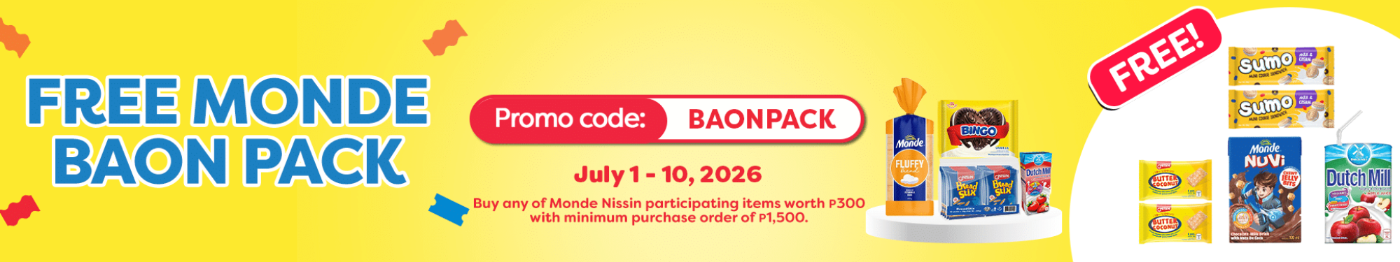 WMGD Memo &ndash; MONDE NISSIN &ndash; BAON PACK SAMPLING (JULY 1 &ndash; 10, 2026) &ndash; Bsb