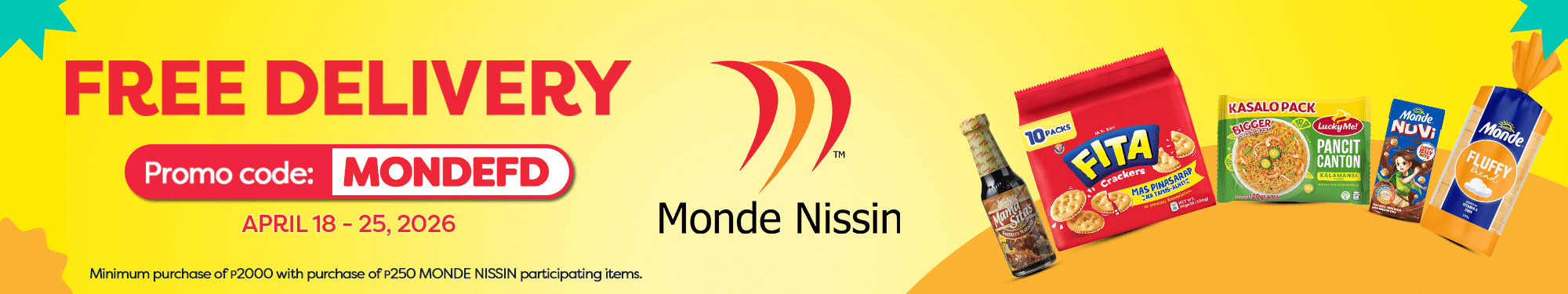 WMGD Memo &ndash; MONDE NISSIN Free Delivery (APR 18 &ndash; 25, 2026) &ndash; BSB