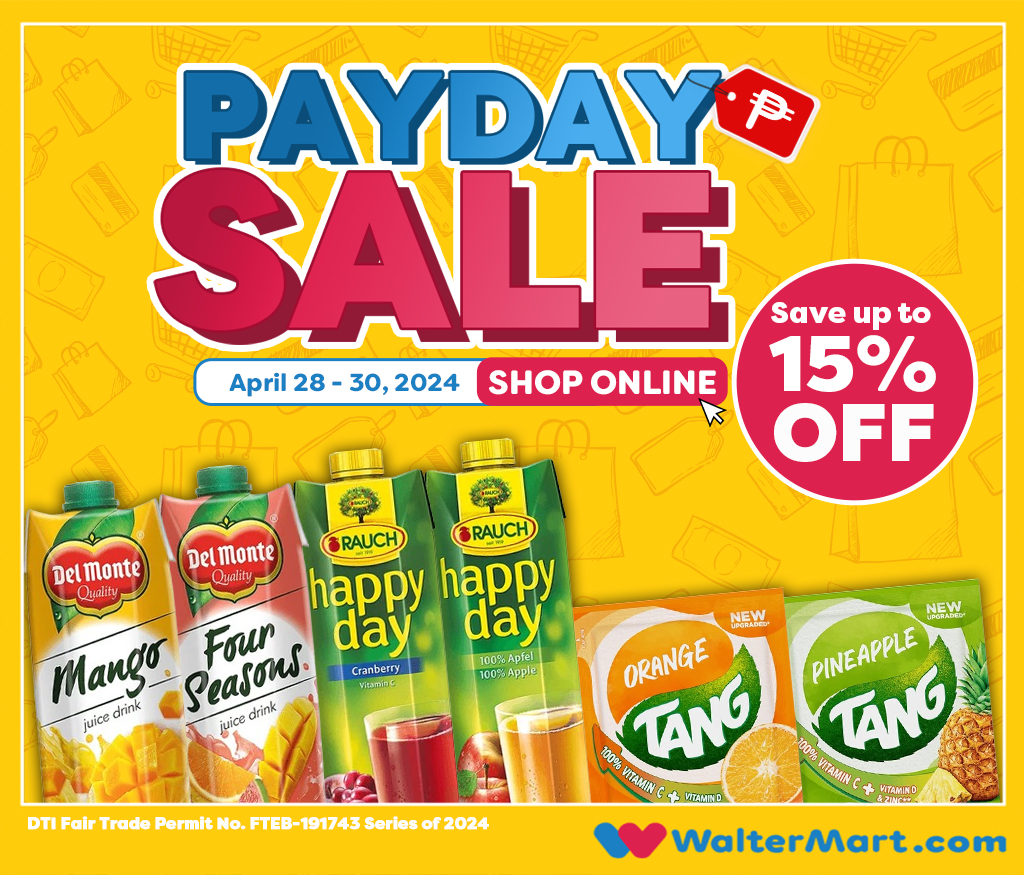 Payday Sale, buy one take one, up to 25% off