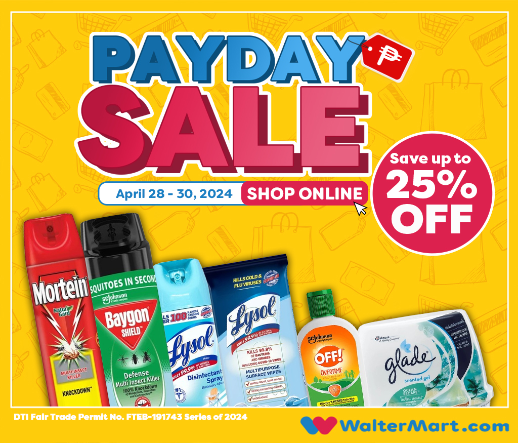 Payday Sale, buy one take one, up to 25% off