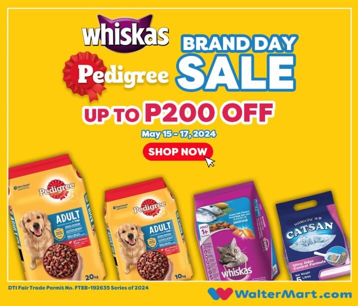 Brand Day Sale, Grocery Delivery, up to 200 off, Same Day Delivery, dog food, Pedigree, Whiskas
