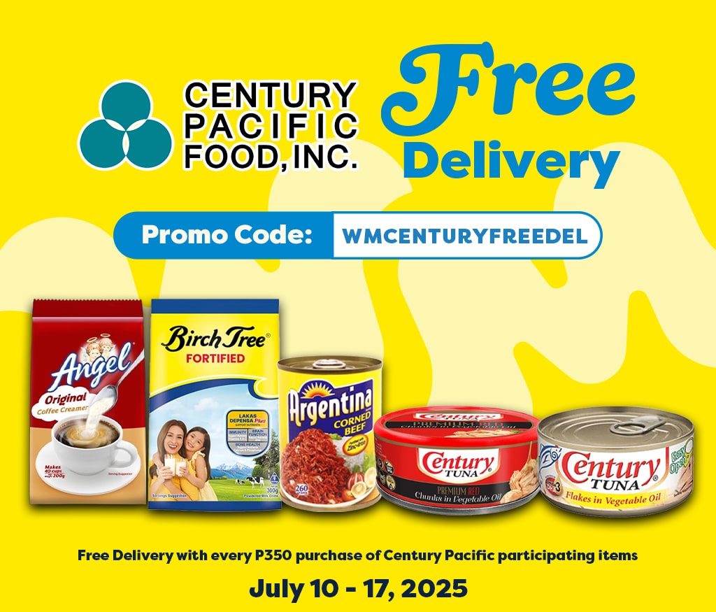 Century Pacific Free Delivery