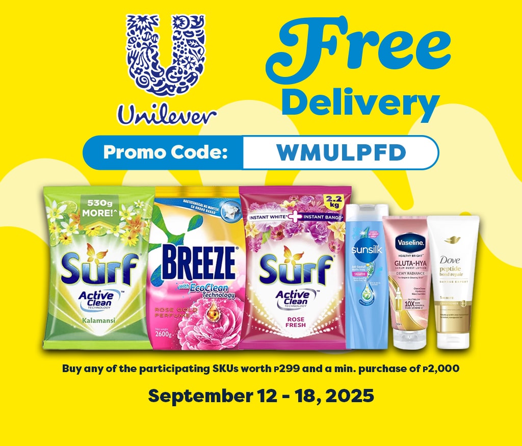 free delivery, free shipping, unilever