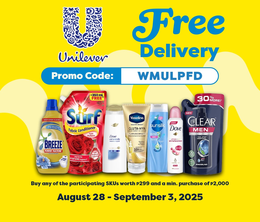 free delivery, free shipping, unilever