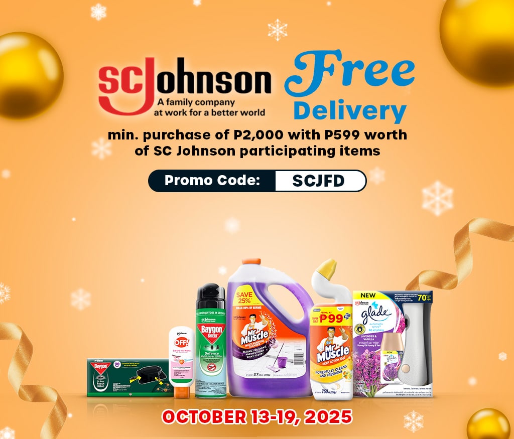 SCJohnson Free Delivery