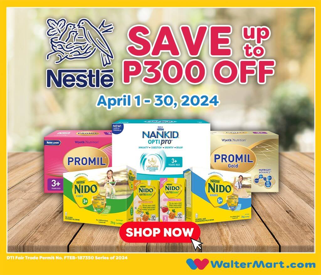 Save up to P300 off