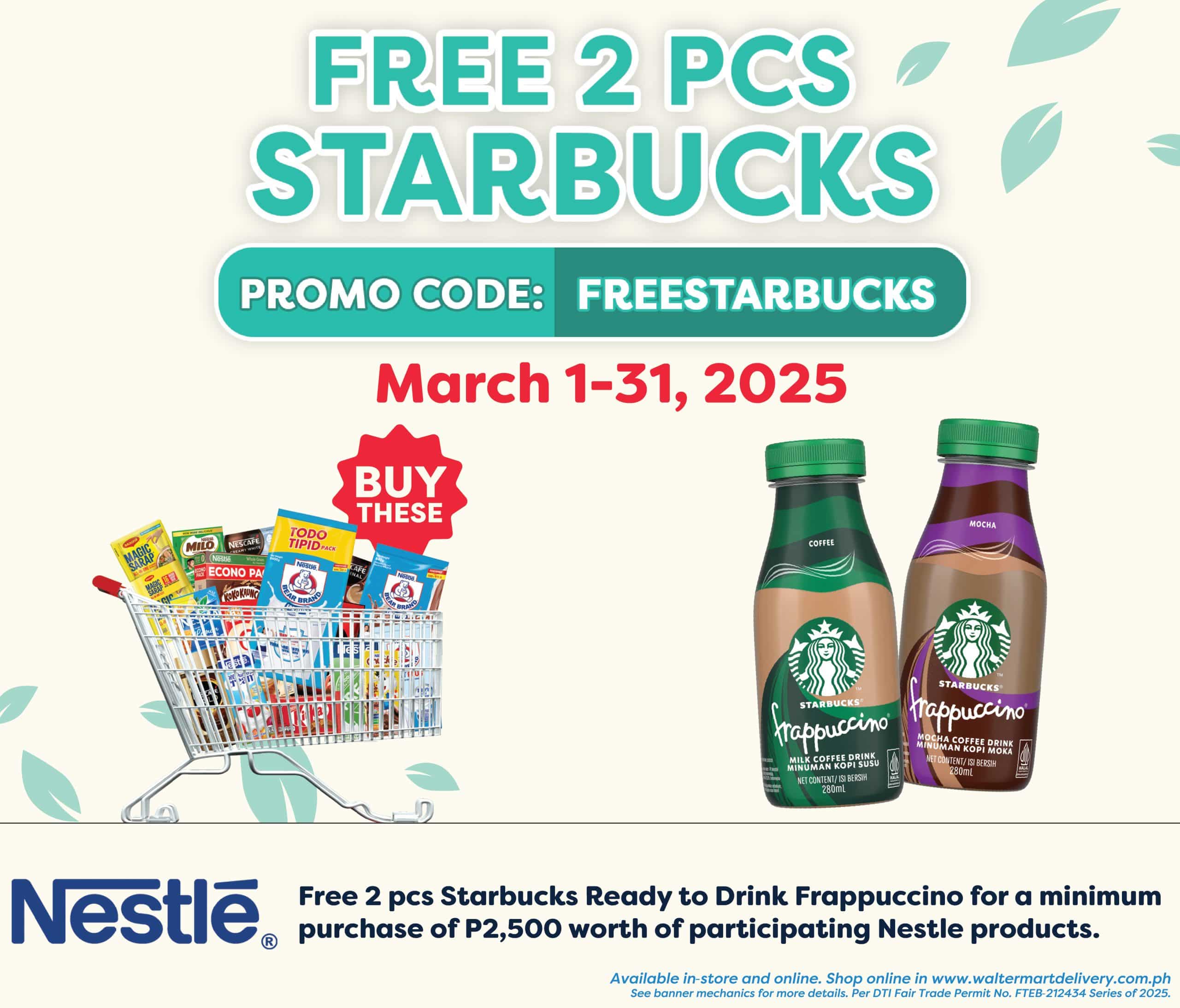 Nestle, Free, Starbucks, Free Item