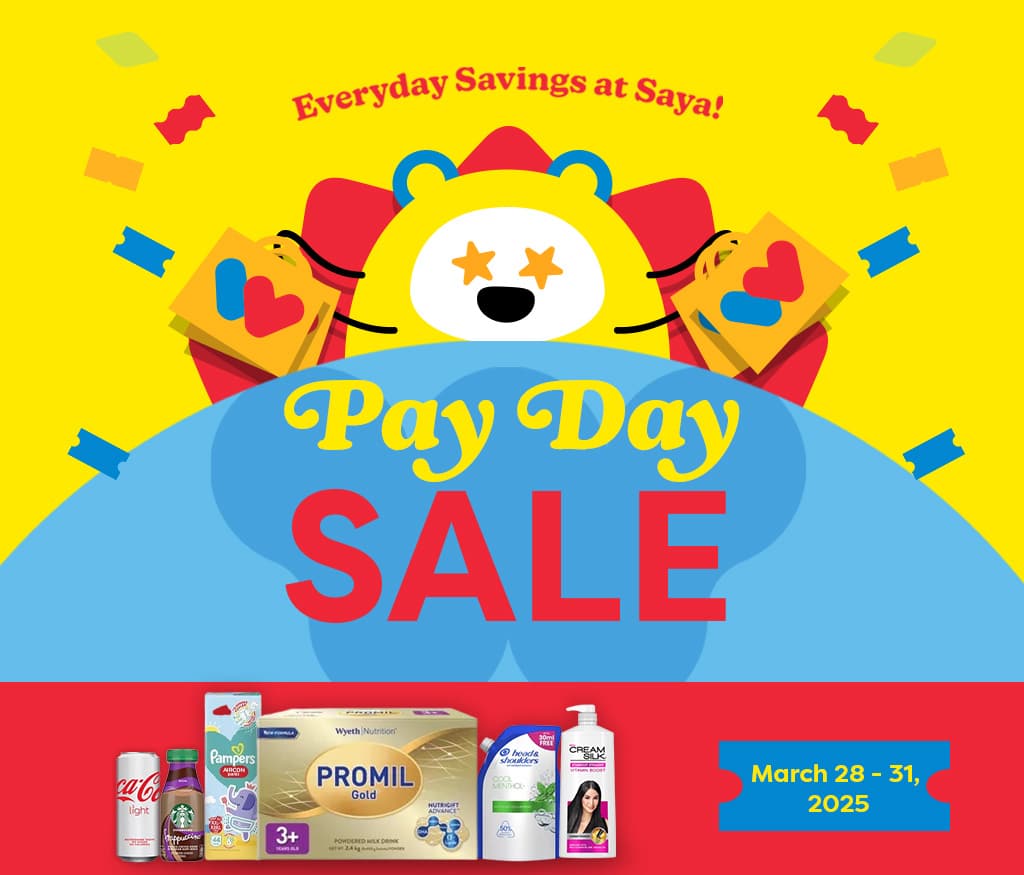PAYDAY SALE, SAVINGS, MARCH PAYDAY SALE