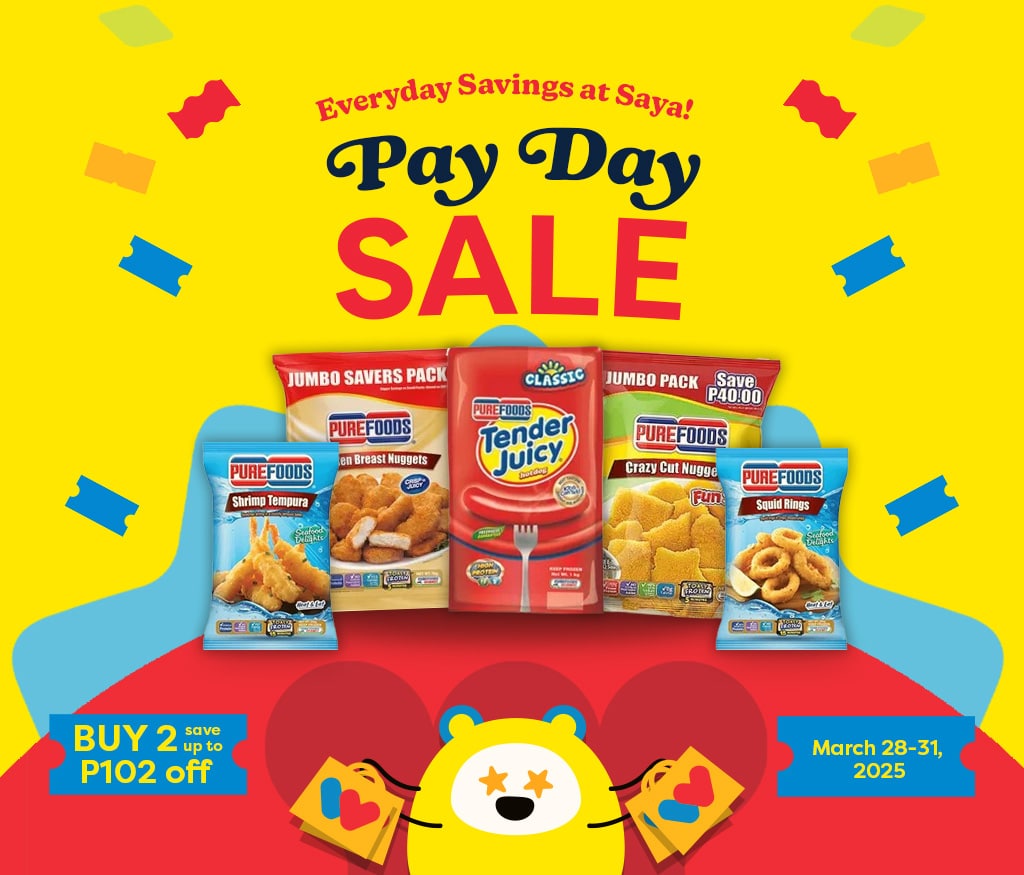 PAYDAY SALE, SAVINGS, MARCH PAYDAY SALE