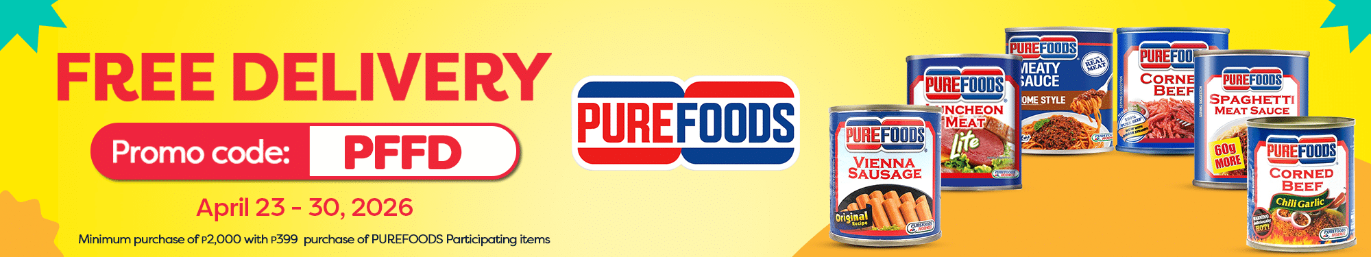WMGD Memo &ndash; PUREFOODS Free Delivery (APR 23 &ndash; 30, 2026) &ndash; BSB