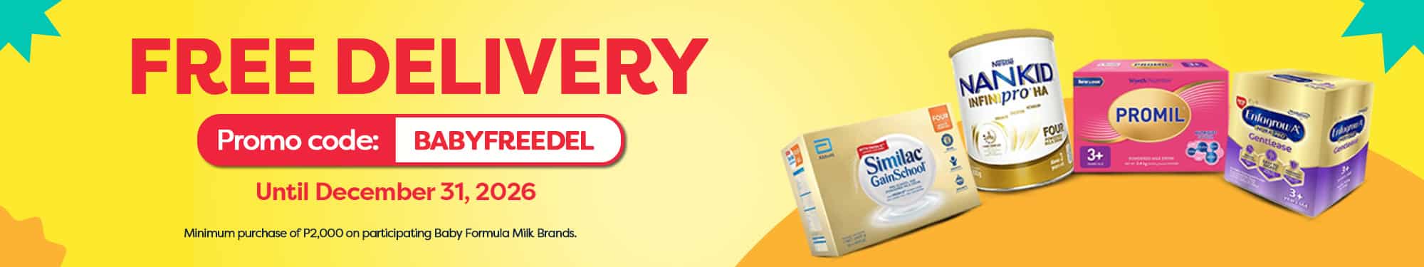 Baby Milk brand shop banner Updated