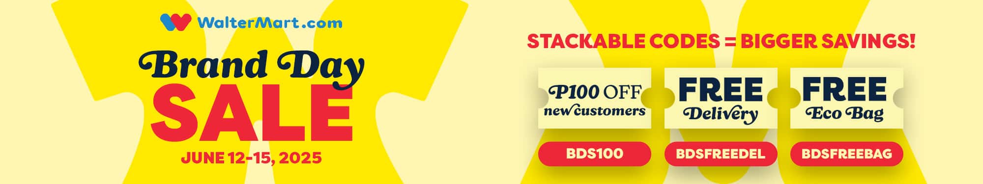 BDS Stackable Promo codes 090625_Brand Shop Banner