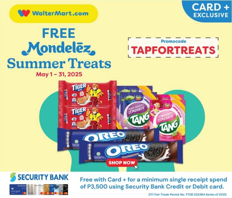 Free Item, Free Snacks, Snacks, Snack Pack Mondelez, Security Bank